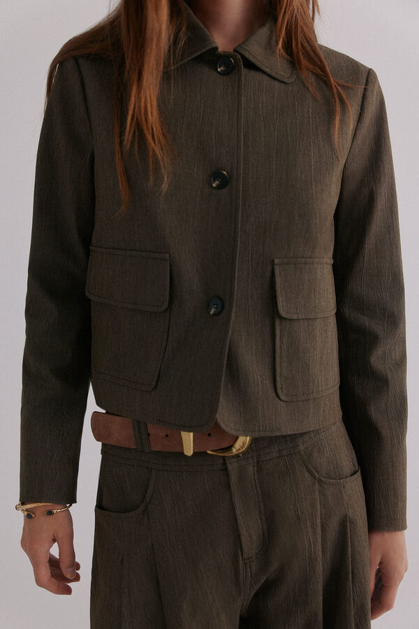 Hoss Intropia Eloïse. Chaqueta casual Kaki
