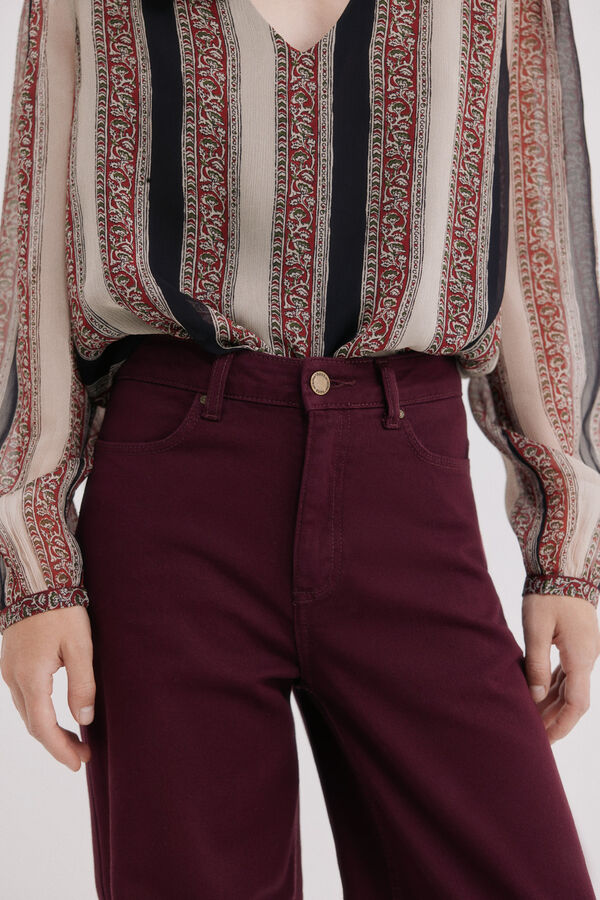 Hoss Intropia Valeria.Jeans fit wide leg Vino