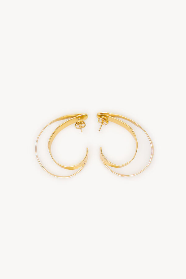 Hoss Intropia Melani. Aros bañados en oro Dorado