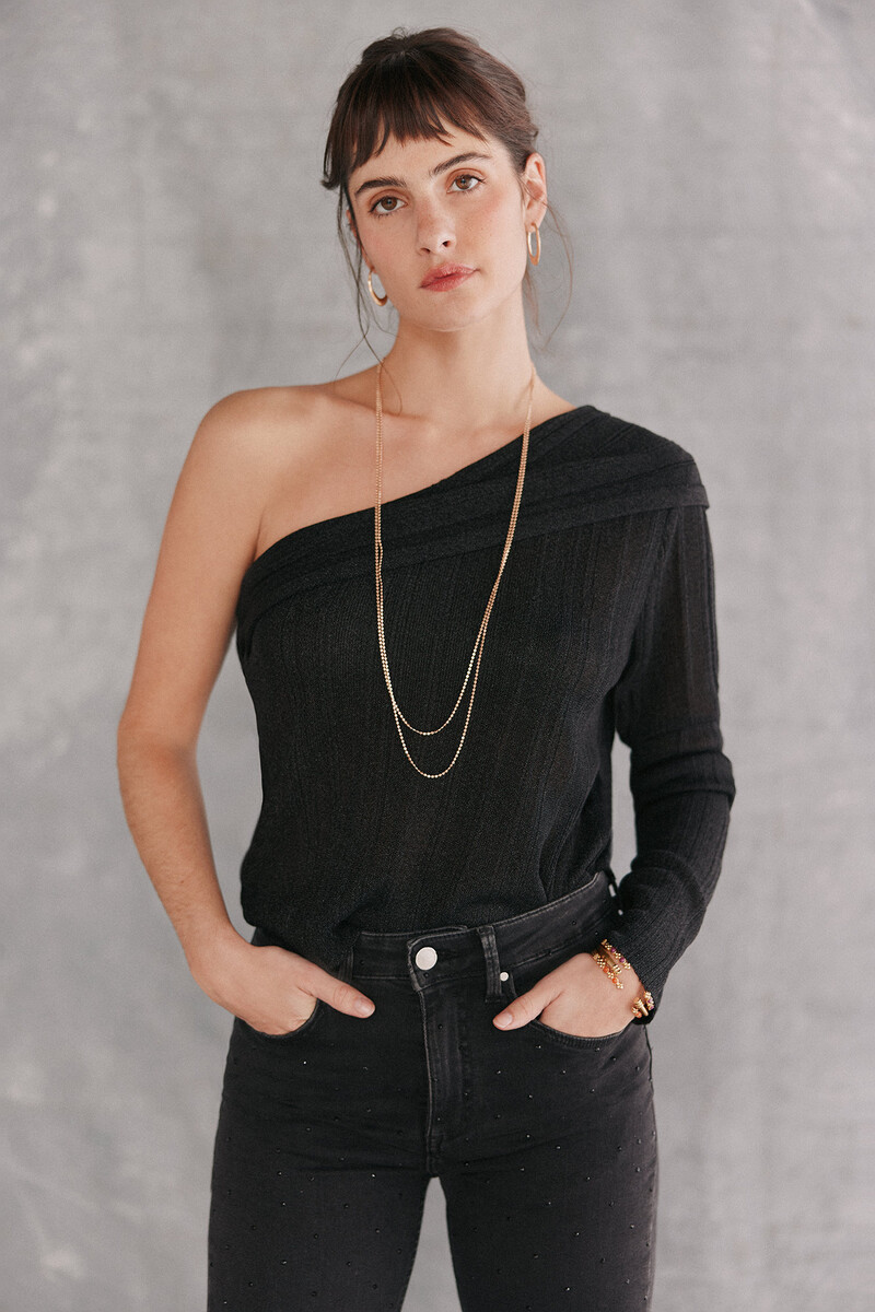 Hoss intropia Jersey asimétrico Ropa de punto de mujer