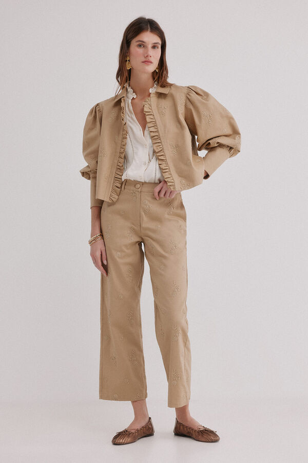 Hoss Intropia Eug&egrave;ne. Chaqueta corta Beige