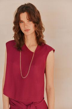 Hoss Intropia Gabriela Top satinado Morado