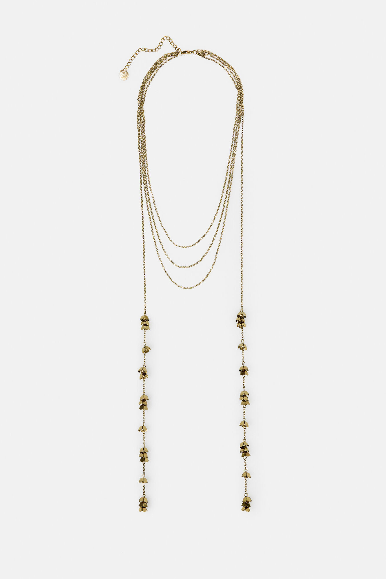 Hoss Intropia Luisa. Collar corbatero ba&ntilde;ado en oro