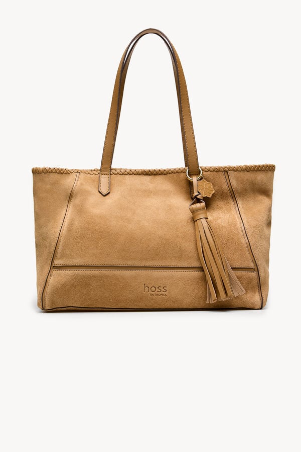 Hoss Intropia Natalia. Bolso serraje Camel