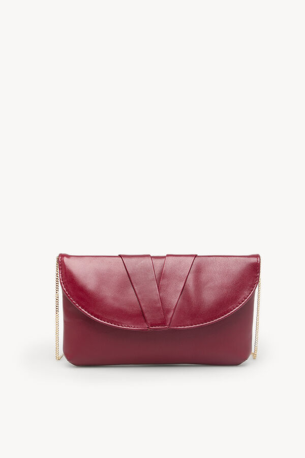 Hoss Intropia Noha. Cartera de piel Granate