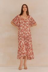 Hoss Intropia Aria. Vestido fluido Amarillo