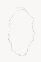 Hoss Intropia Liza. Collar largo mini monedas Gris