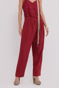 Hoss Intropia Philippa. Pantalones con pliegues Rosa