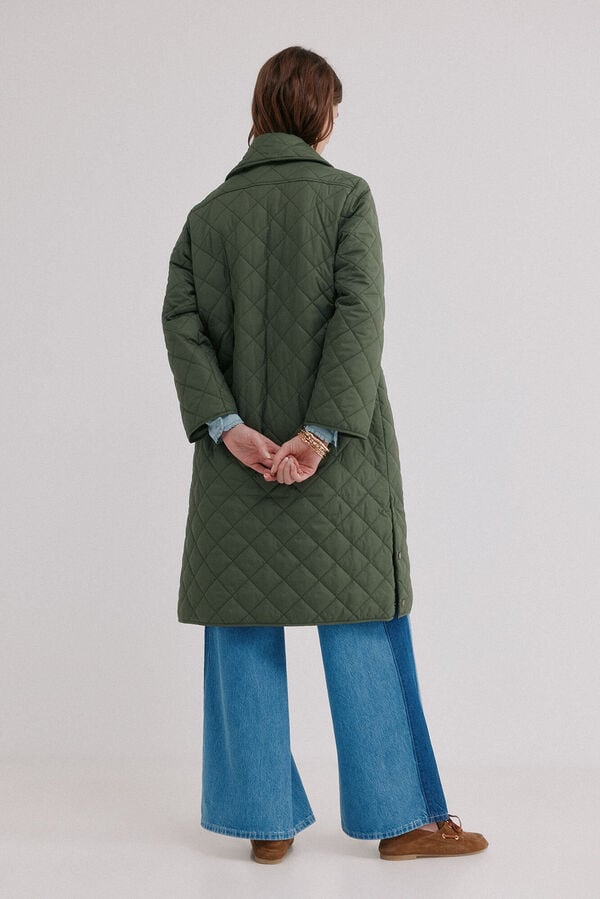 Hoss Intropia Daria. Sneaker acolchoada Verde