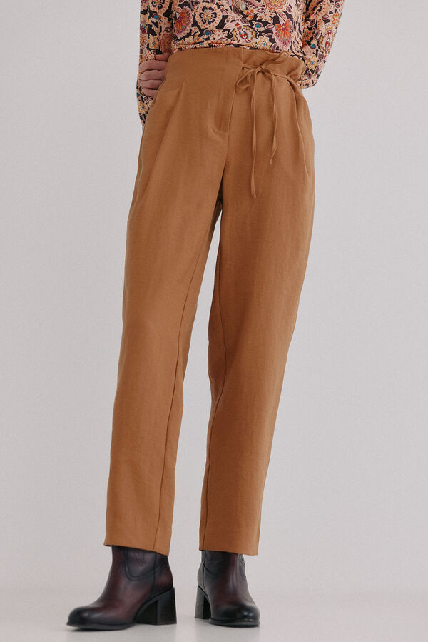 Hoss Intropia Piper. Calça de laçada Verde