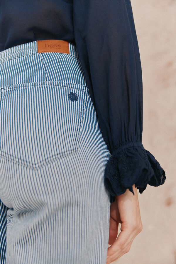 Hoss Intropia Prisca. Jeans de botões Azul