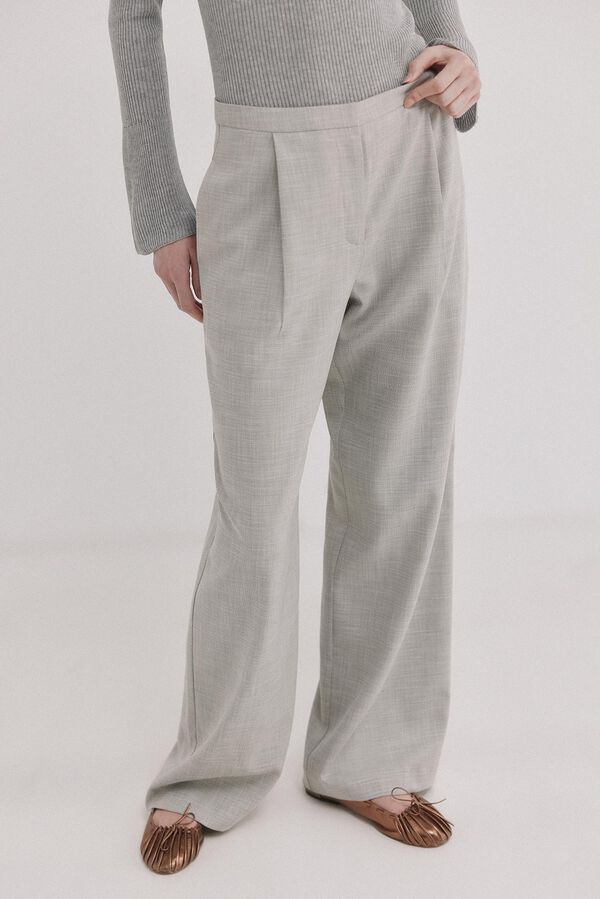 Hoss Intropia Bimba. Pantalones de traje Gris