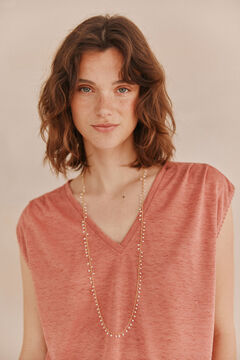 Hoss Intropia Miriam. T-shirt gola em bico Subiu