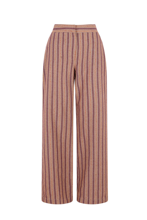 Hoss Intropia Phoebe. Pantalón a rayas Marfil