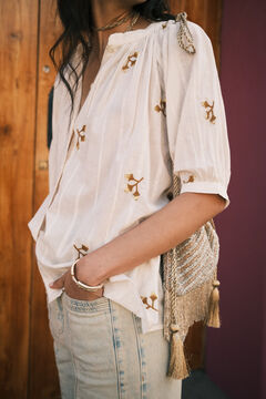 Hoss Intropia Gadea. Blusa bordada Amarillo