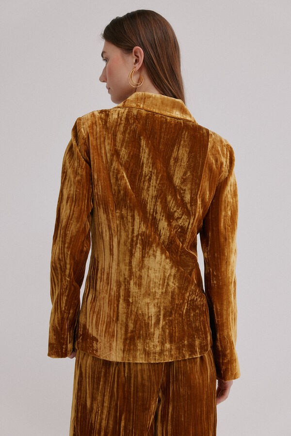 Hoss Intropia Erin. Blazer com laçada Dourado