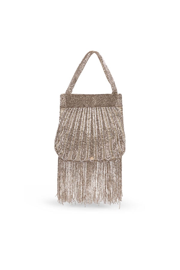 Hoss Intropia Naomi. Bolsa de contas Dourado