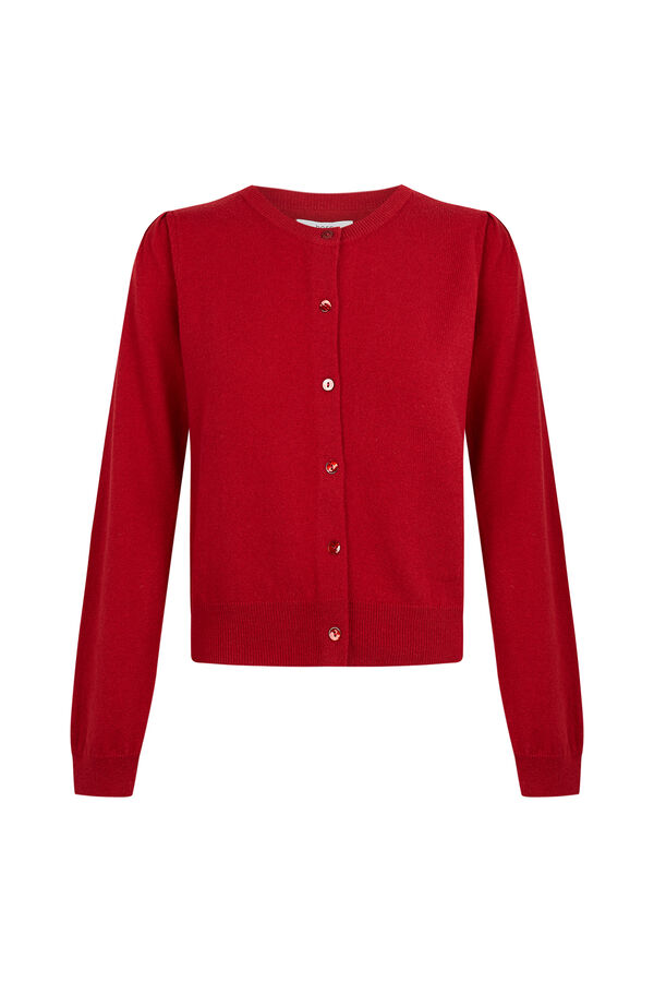 Hoss Intropia Ivelle. C&aacute;rdigan con botones Beige