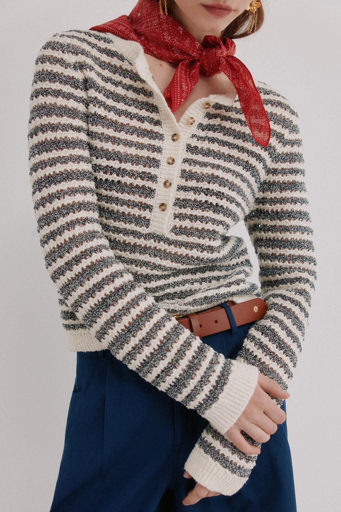 Hoss Intropia Ida. Camisola &agrave;s riscas