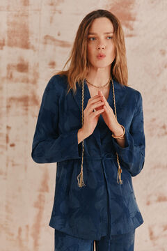 Hoss Intropia Emma. Jaqueta jacquard Azul