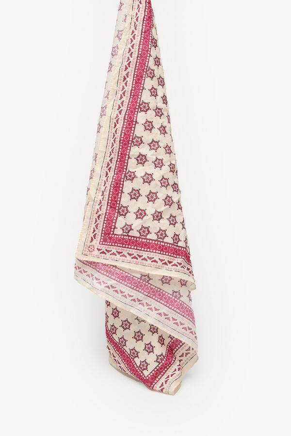 Hoss Intropia Miranda. Cachecol bandana estampado Vermelho