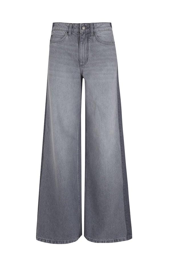 Hoss Intropia Billie. Jeans patchwork Cinzento