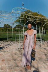 Hoss Intropia Aralina. Vestido fluido Roxo