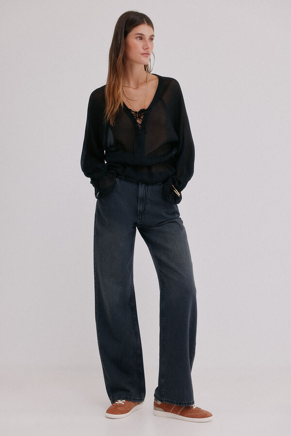 Hoss Intropia Mireia. Croute de camurça Castanho