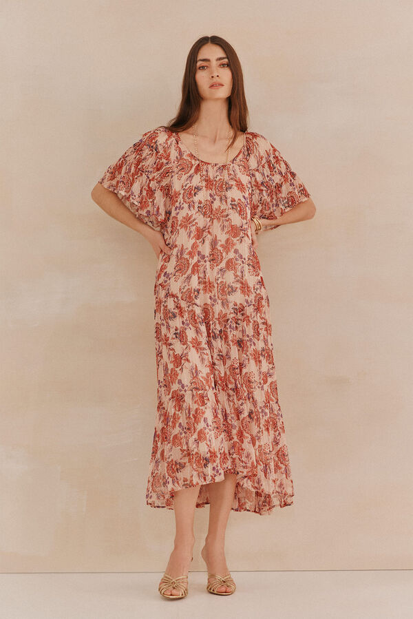 Hoss Intropia Aria. Vestido fluido Amarillo