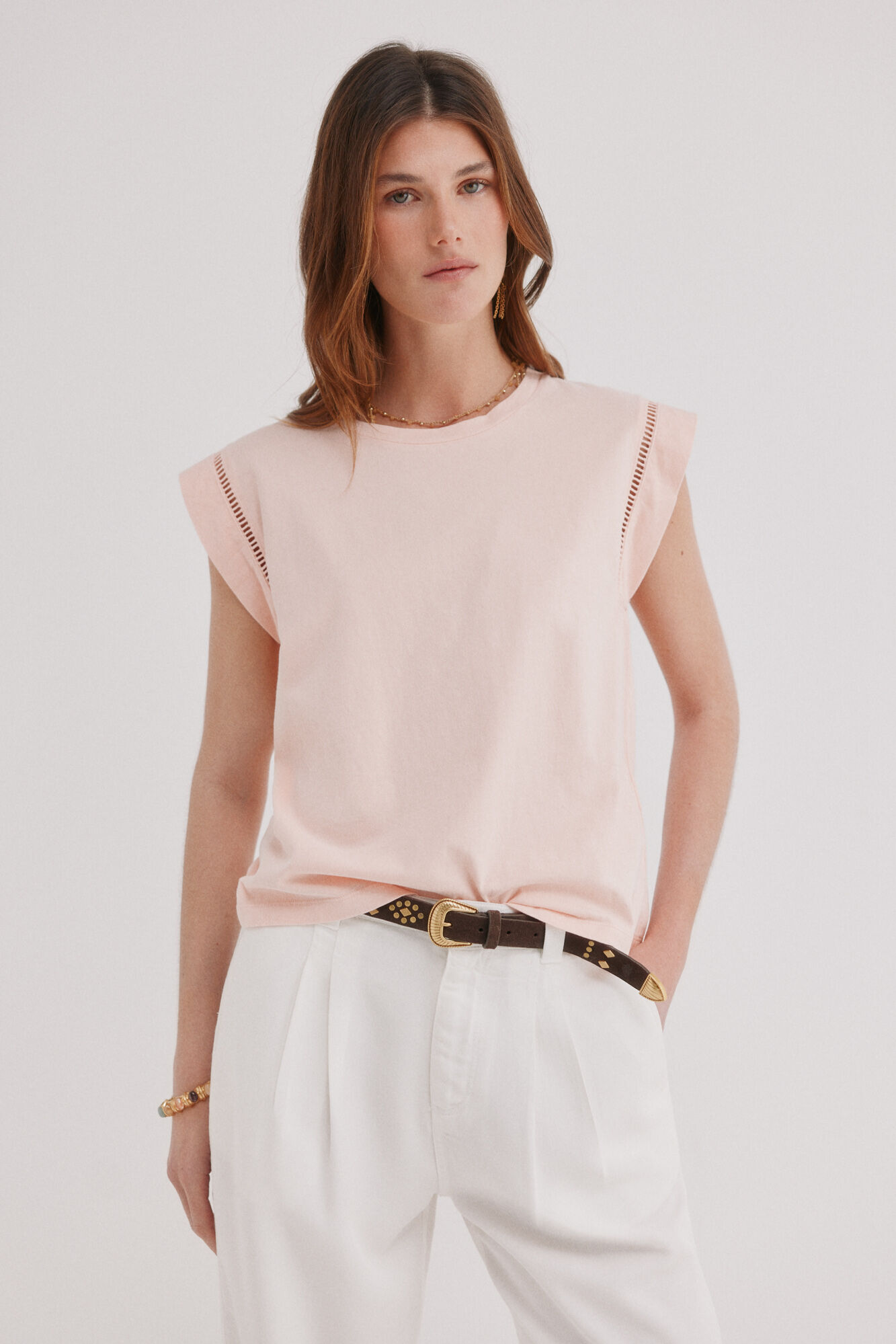 Hoss Intropia Mafi. T-shirt gola redonda