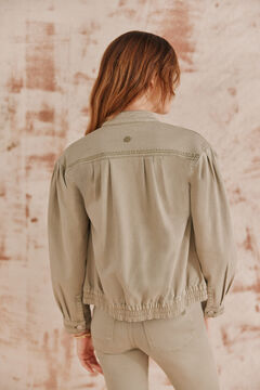Hoss Intropia Beatriz. Jaqueta bomber franzida Verde