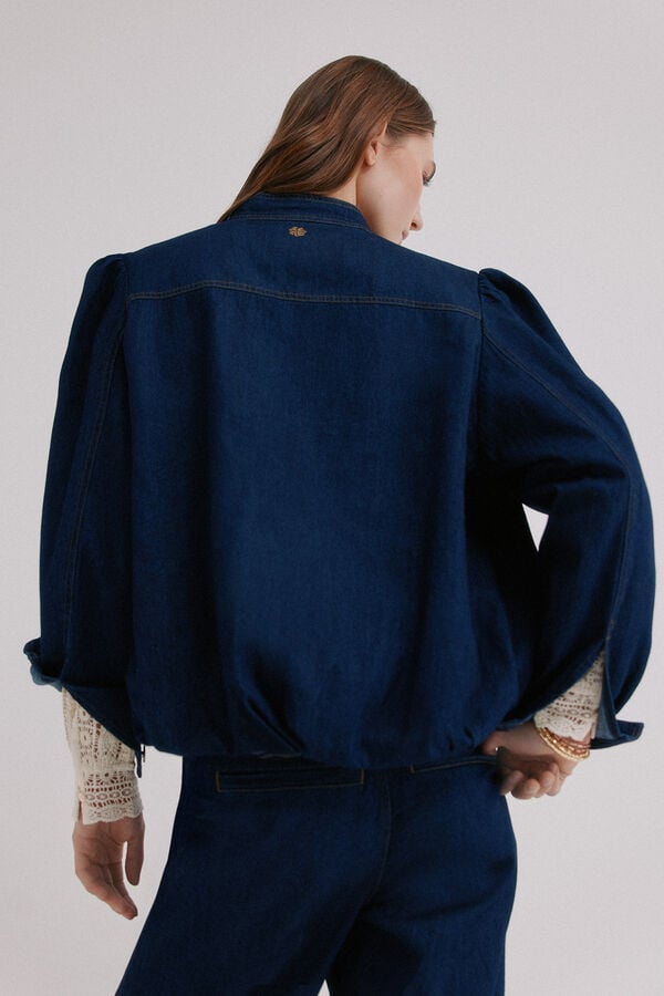 Hoss Intropia Estrella. Casaco curto Azul