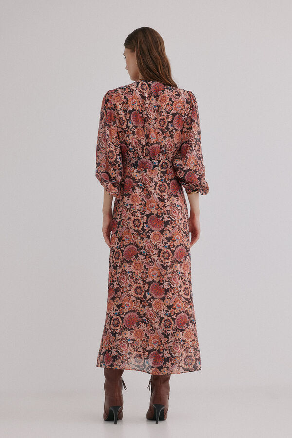 Hoss Intropia Aitana. Vestido estampado Castanho