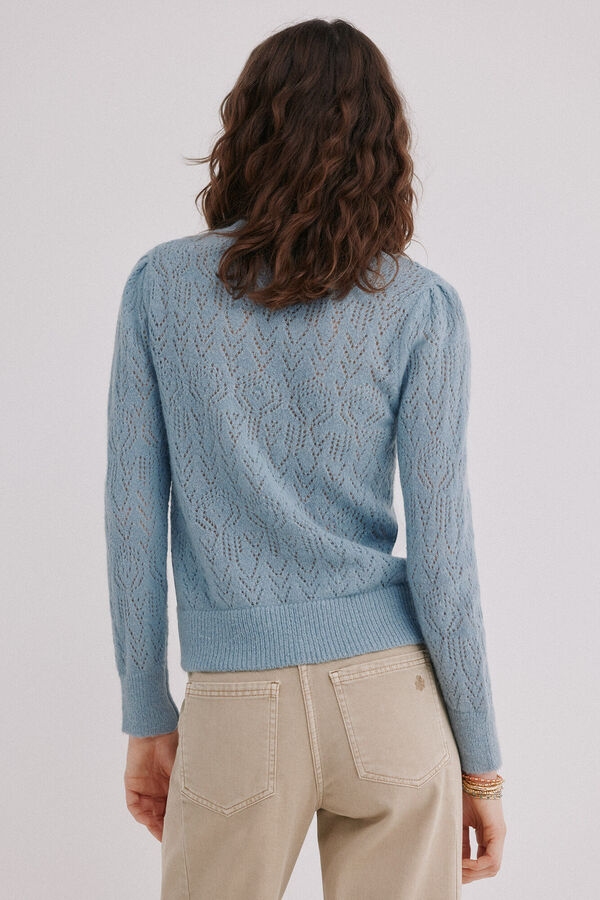 Hoss Intropia Ibbie. Jersey calado Azul