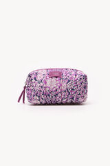 Hoss Intropia Mara. Neceser de algodón estampado Morado