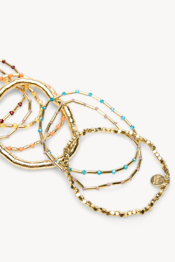 Hoss Intropia Conjunto multipulseira Dourado