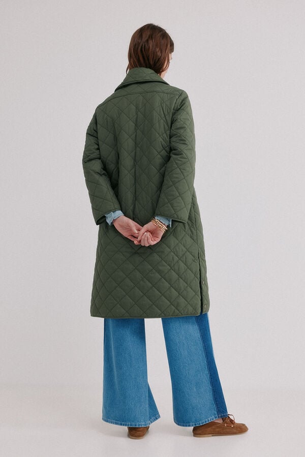 Hoss Intropia Daria. Sneaker acolchoada Verde