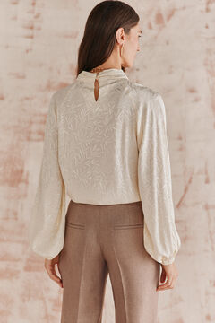 Hoss Intropia Fortia. Blusa nudo. Beige