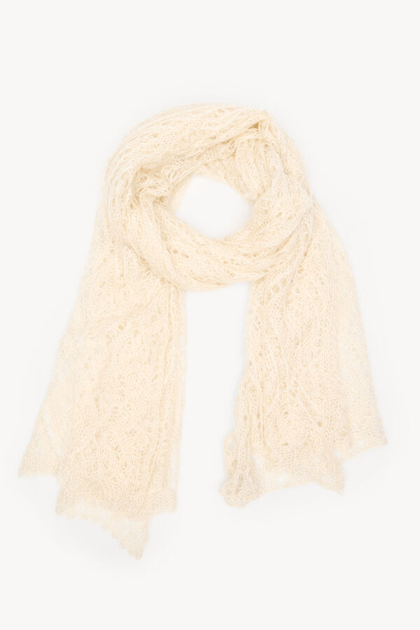 Hoss Intropia Lucila. Bufanda calada Marfil