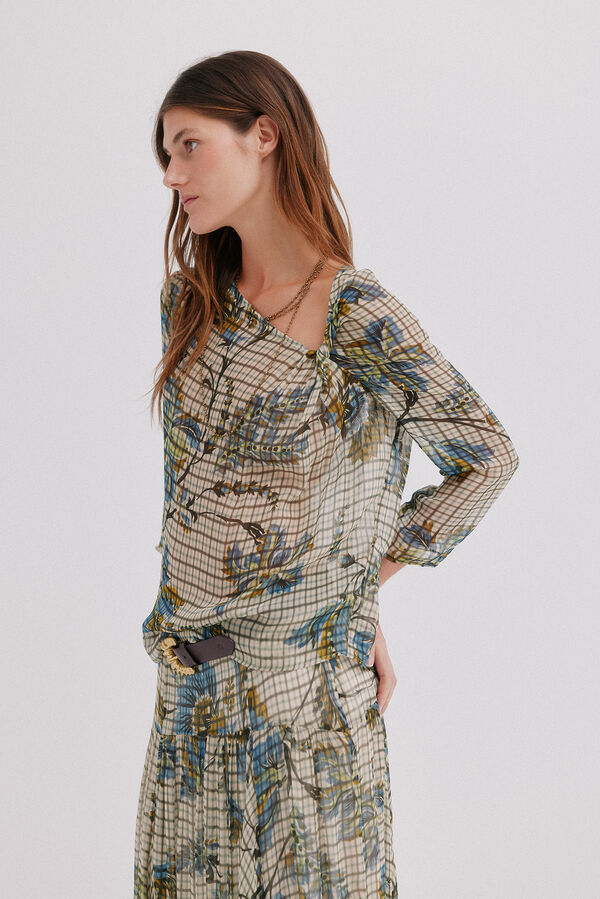 Hoss Intropia Cianna. Blusa estampada Multicolor