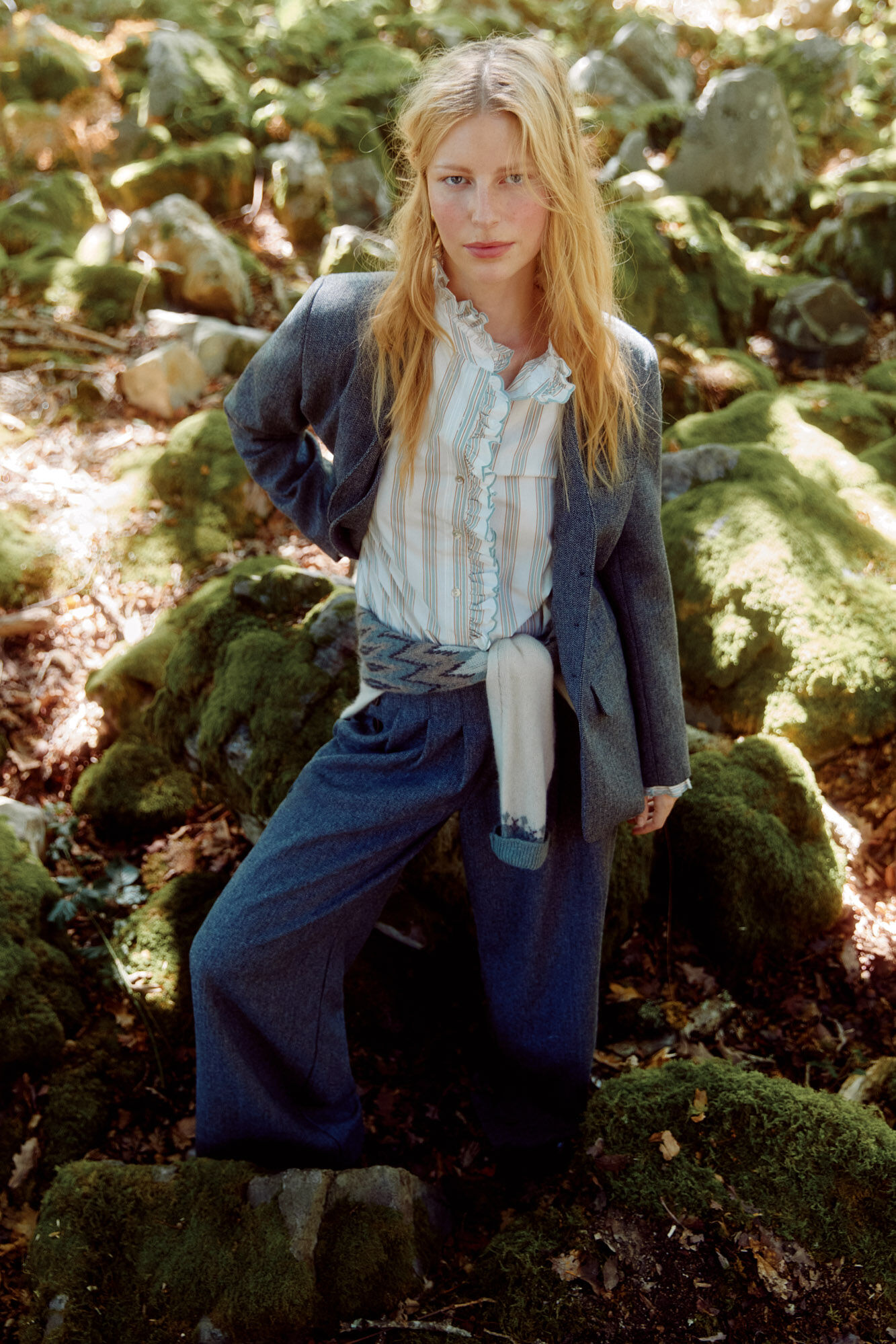 Hoss Intropia Cinzia.Camisa de riscas