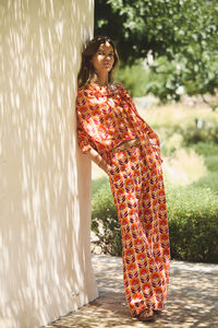 Hoss Intropia Pía. Pantalón estampado Multicolor