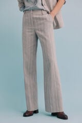 Hoss Intropia Penny. Cal&ccedil;a &agrave;s riscas Cinzento