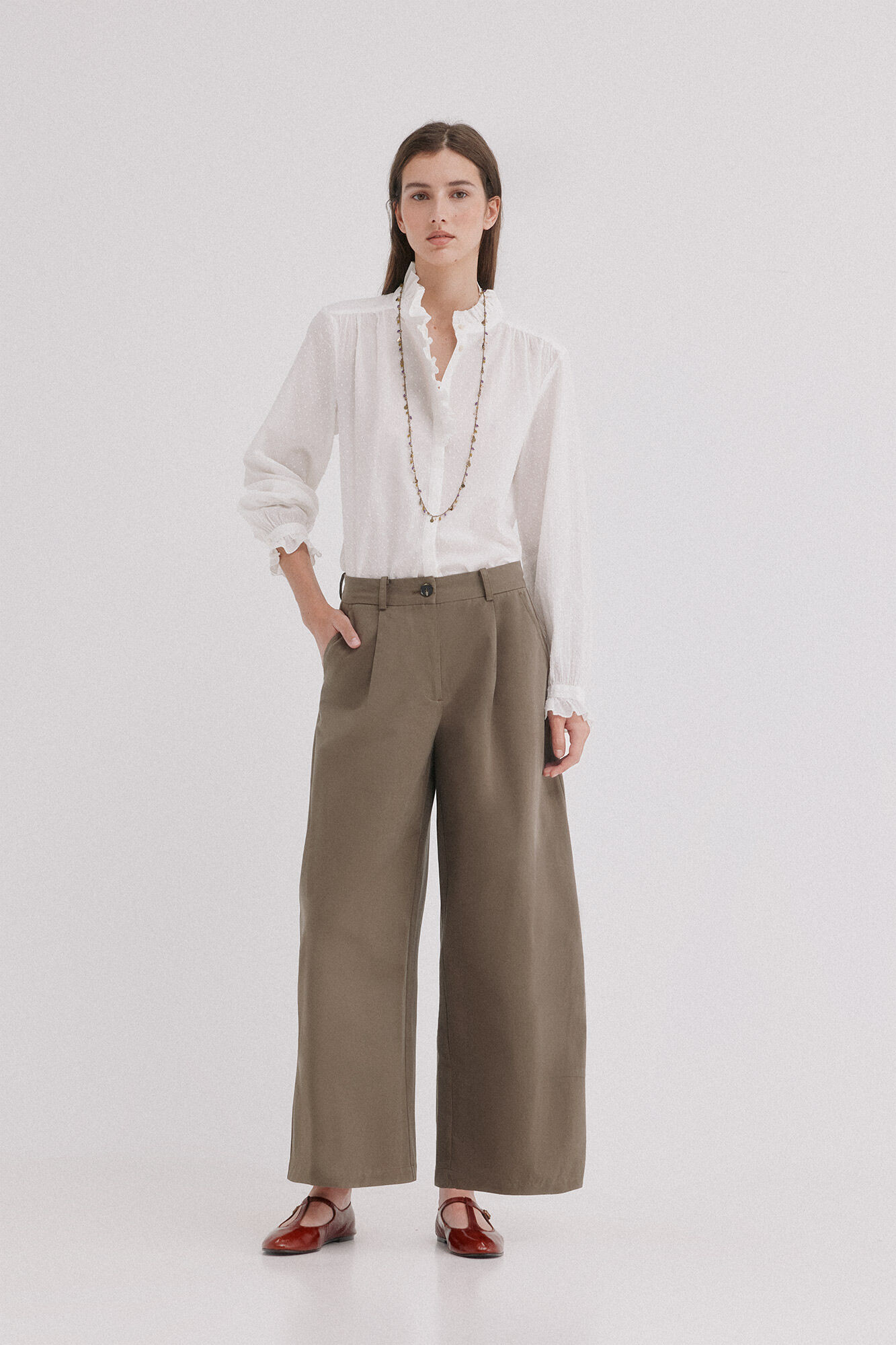 Hoss Intropia Claudette. Camisa plumeti