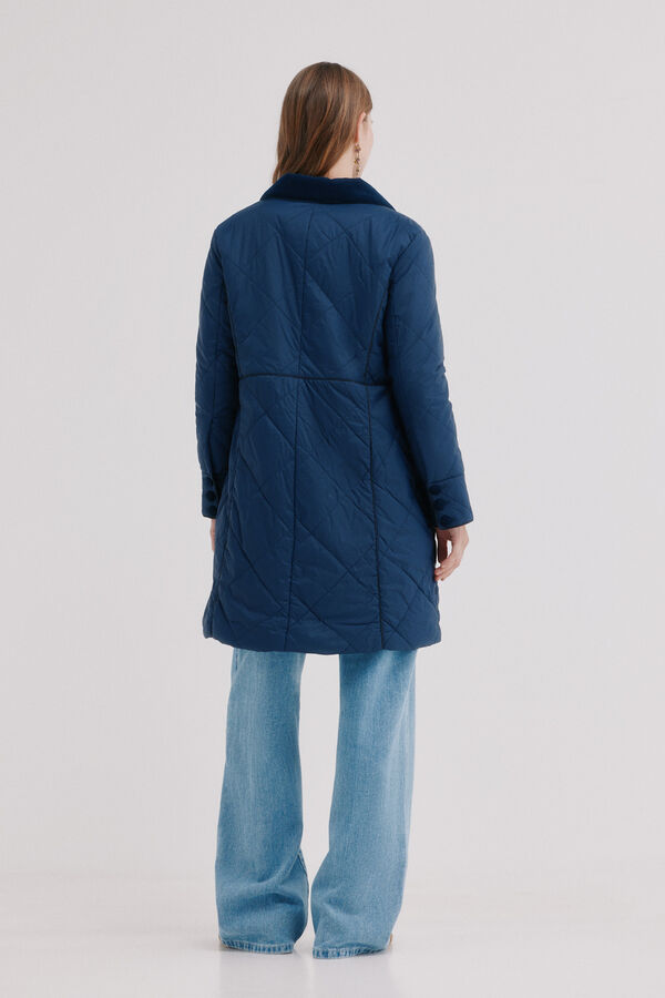 Hoss Intropia Dione. Sobretudo acolchoado Azul