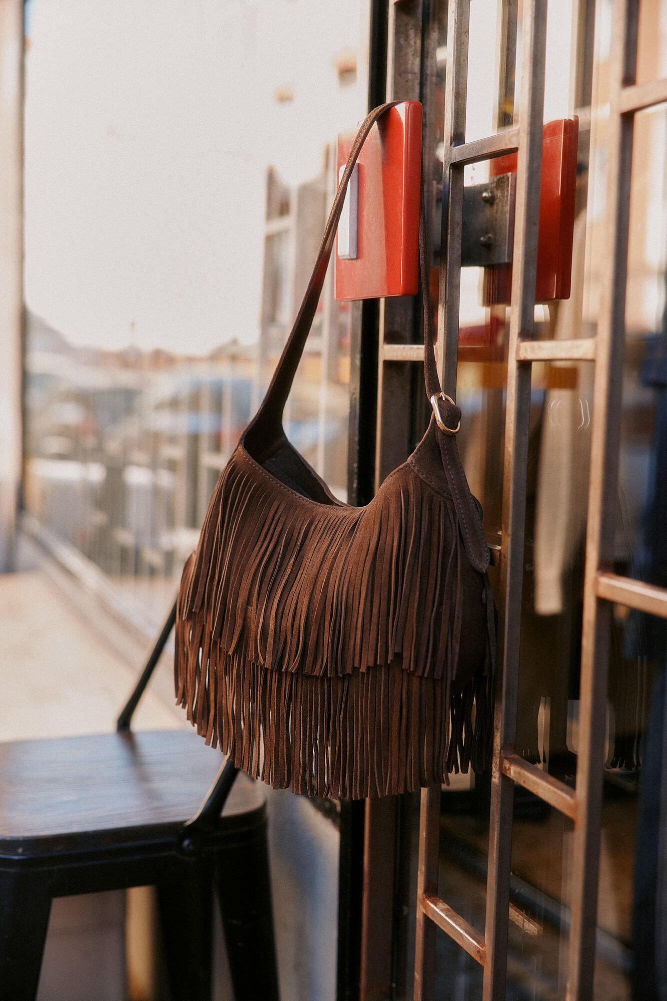 Hoss Intropia Noelia. Bolso flecos