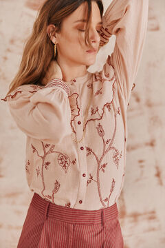 Hoss Intropia Catherine. Blusa cuello. Rosa