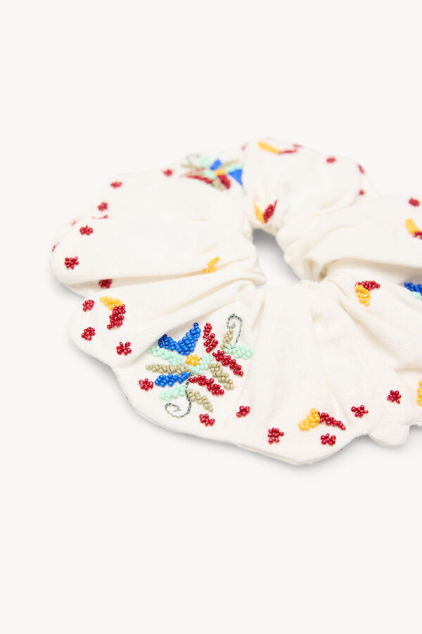 Hoss Intropia Lidia. El&aacute;stico de cabelo bordado com missangas Multicolorido