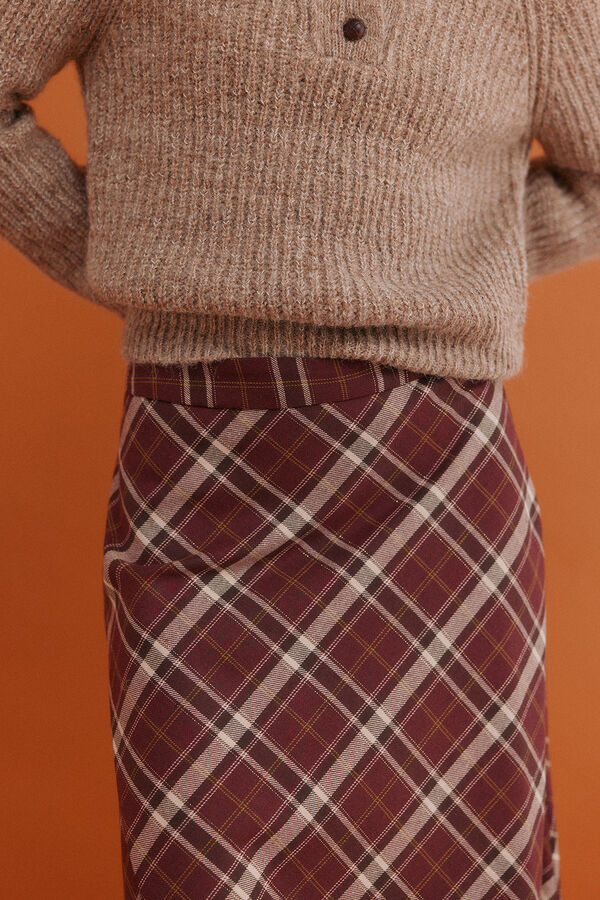 Hoss Intropia Renée. Saia xadrez Granada