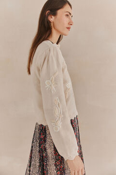 Hoss Intropia Sally. Chaqueta con botones Marfil